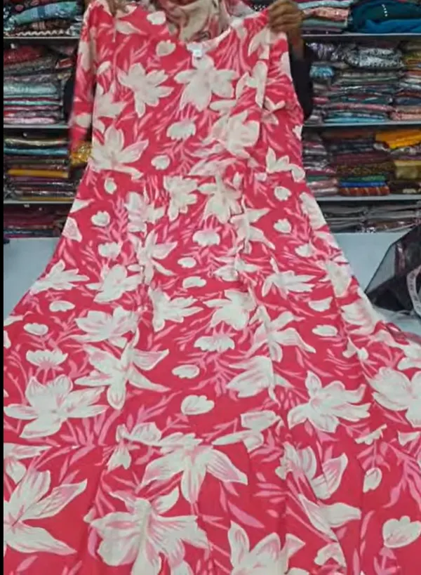 Rayon Long Maxi Gown | MG03